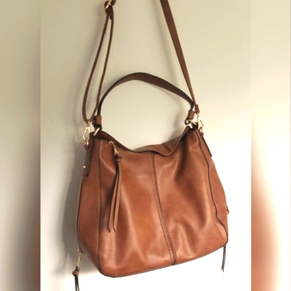 Boho Crossbody Purse with lots of pockets and removable strap